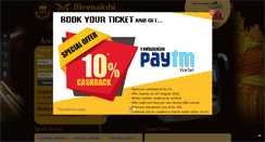 Desktop Screenshot of meenakshibus.com